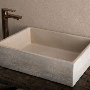 Νιπτήρας ΕΛΕΥΘ. ΤΟΠΟΘΕΤΗΣΗΣ 52x38x14 μπεζ WOOD