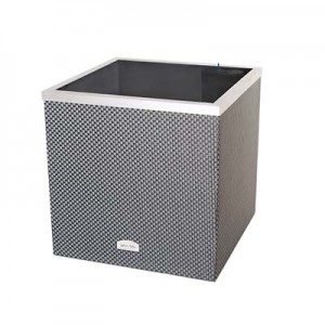 ΓΛΑΣΤΡΑ RATTAN ΓΚΡΙ 50(Υ) x 50 x 50εκ. | προϊον εκθέματος