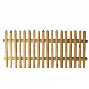 Πόρτα Φράχτη με Μισόξυλο 100(Y) x 100cm SHOWOOD