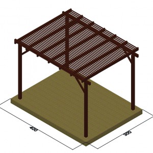 ΠΕΡΓΚΟΛΑ ΜΕ ΠΕΡΣΙΔΕΣ 5,8ΕΚ. 400 x 400εκ