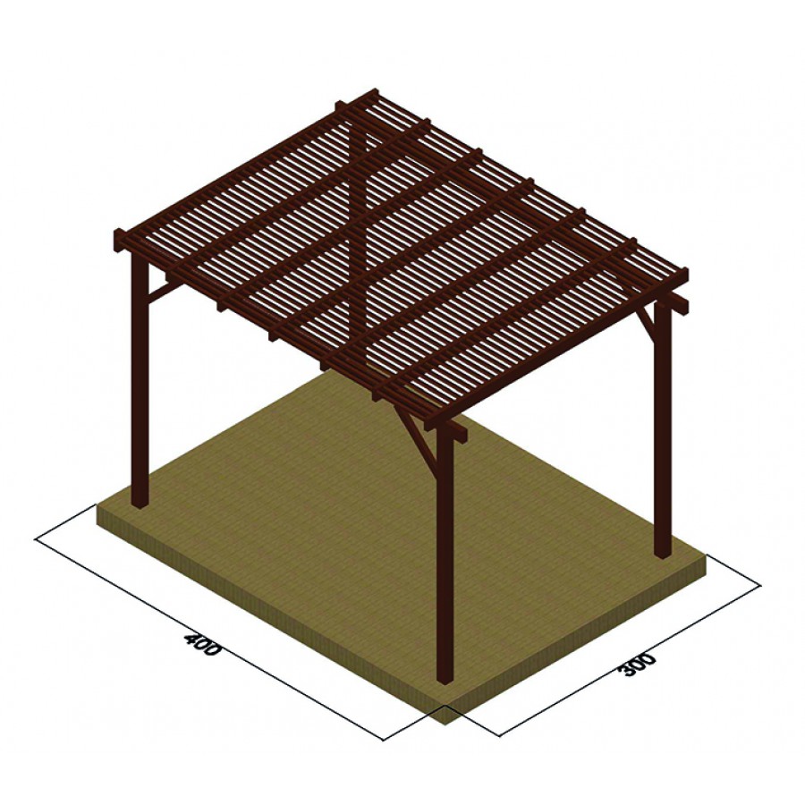 ΠΕΡΓΚΟΛΑ ΜΕ ΠΕΡΣΙΔΕΣ 5,8ΕΚ. 400 x 400εκ