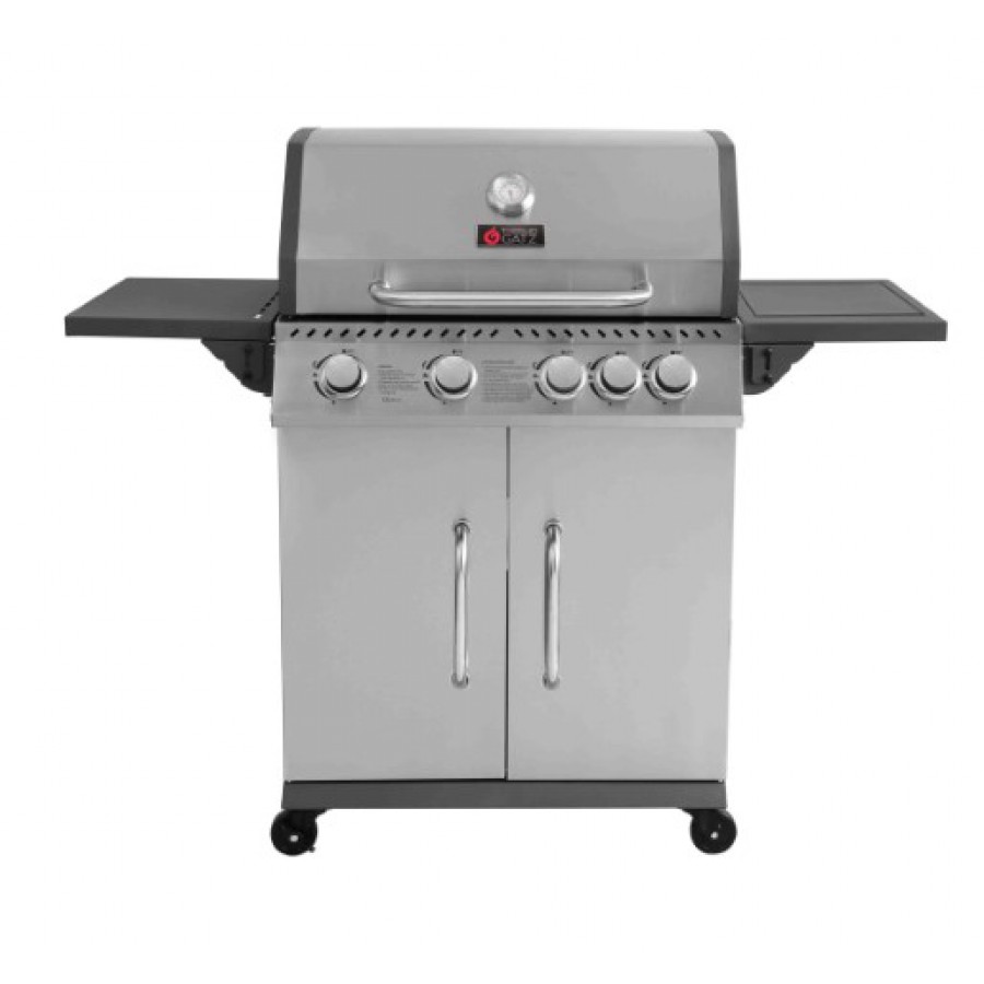 BBQ ΥΓΡΑΕΡΙΟΥ GS GRILL ELITE 4+1 ΙΝΟΧ - 14,5 kW