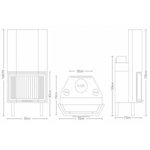 ΕΝΕΡΓΕΙΑΚΟ ΤΖΑΚΙ ΑΕΡΟΘΕΡΜΟ W 80 PD ΠΟΛΥΓΩΝΙΚΟ