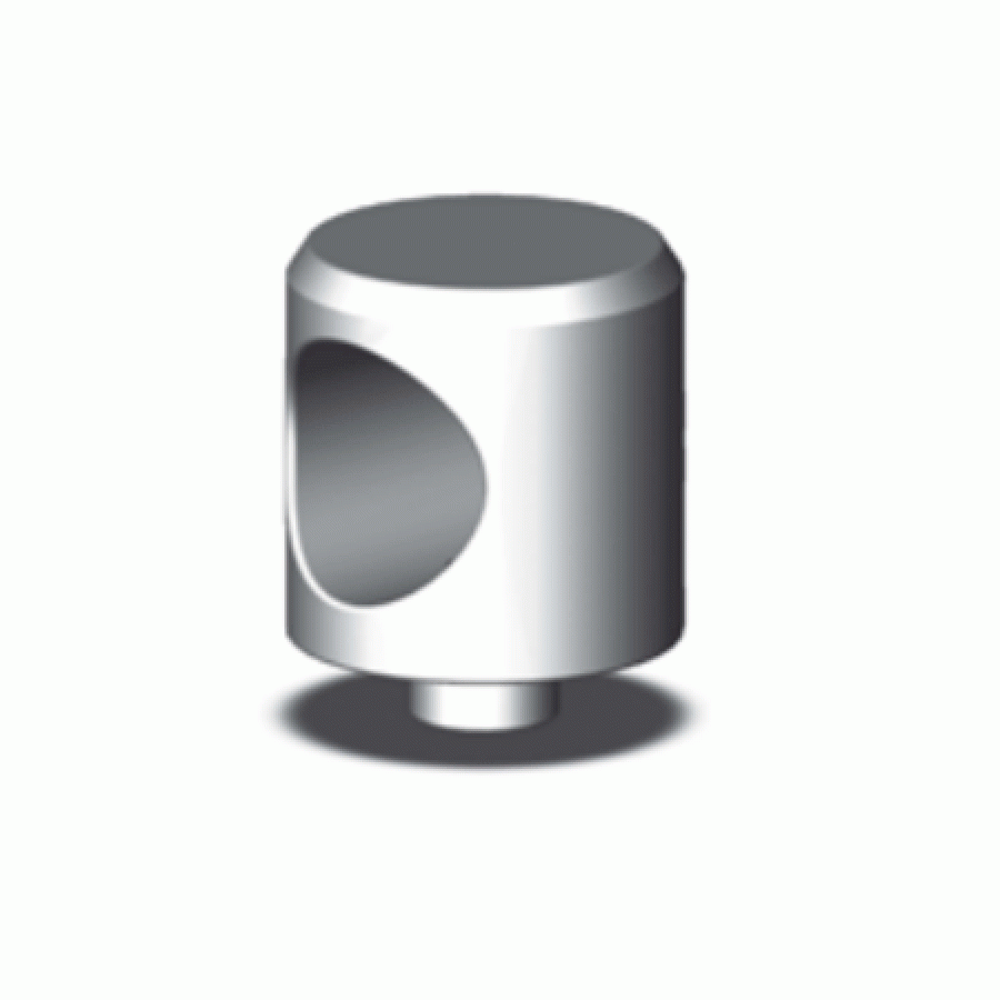 Σύνδεσμος Ένωσης Προφίλ Φ 16 με Ορθοστάτη Φ 40