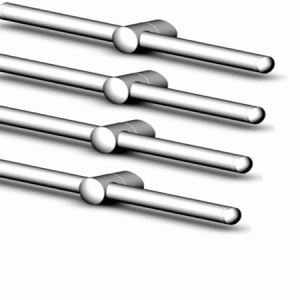 Profil Φ 16x1.50mm αλουμινίου με βαφή inox