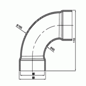 Γωνία σταθερή κουπαστής Φ 50