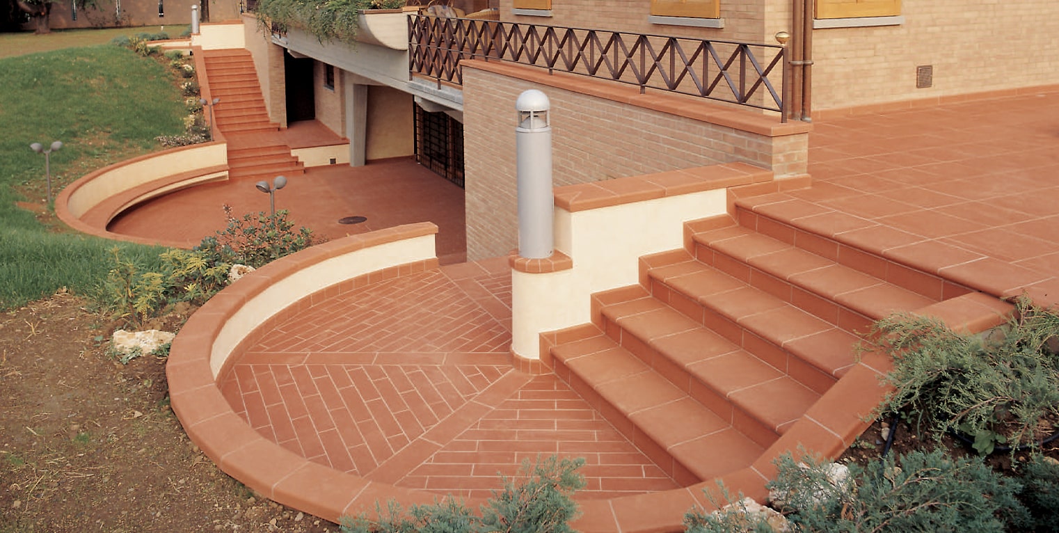 Σκαλοπάτι Cotto Rustic 25x35