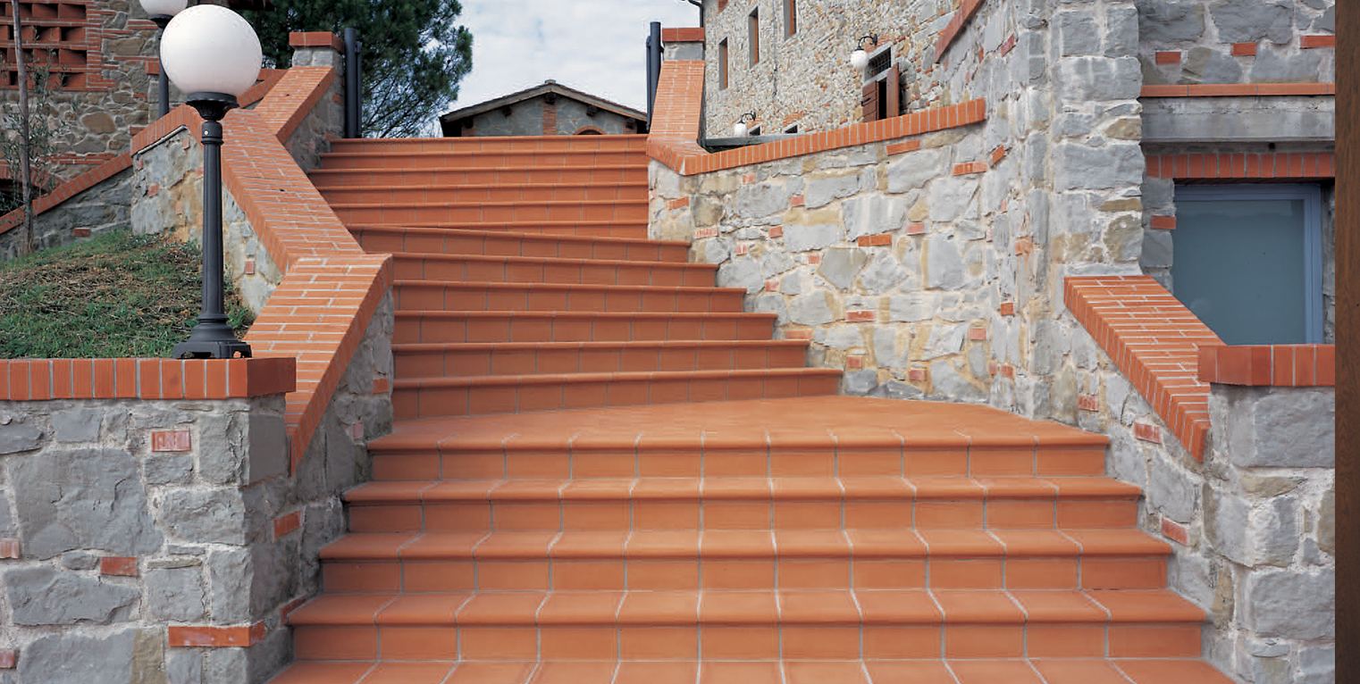 Σκαλοπάτι Cotto Rustic 25x35